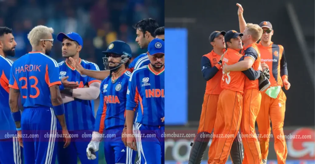 INDIA VS NETHERLANDS T20 WORLD CUP 2026 