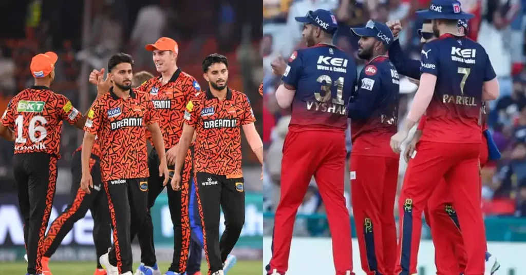 रॉयल चैलेंजर बेंगलुरु और सनराइजर्स हैदराबाद 