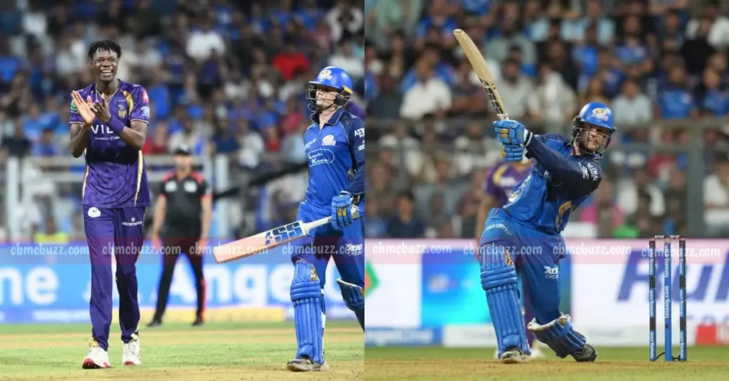 रियान रिकल्टन का तूफानी अंदाज